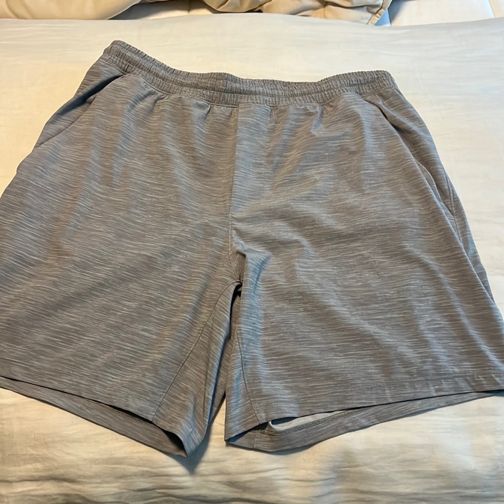 Lululemon Pacebreaker shorts linerless, size larger, 7inches